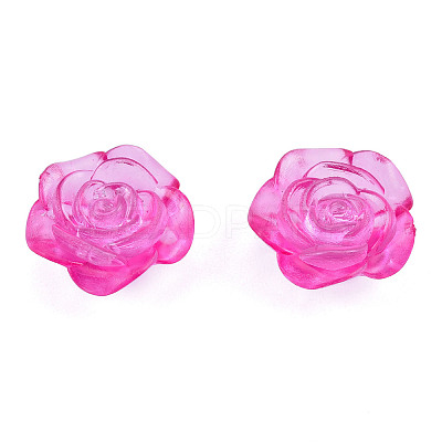 Opaque & Transparent Acrylic Beads MACR-T045-01G-1