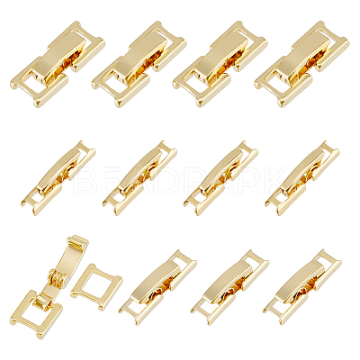 12Pcs 3 Styles Eco-Friendly Brass Watch Band Clasps KK-DC0003-98-1