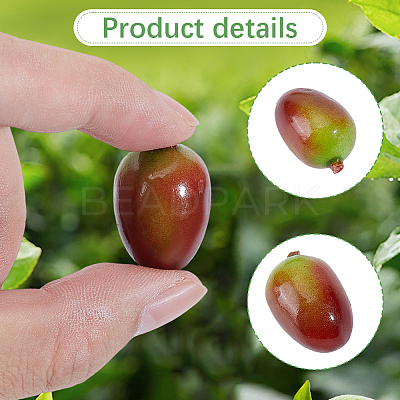 Foam Chinese Olive Display Decoration DJEW-GF0001-90A-1
