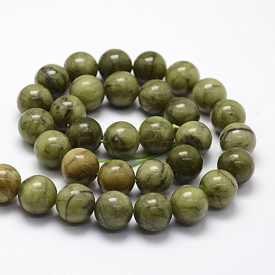 Natural Chinese Jade Beads Strands G-F363-12mm-1