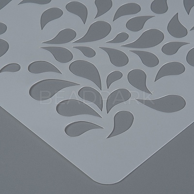 Plastic Reusable Drawing Painting Stencils Templates DIY-F018-B16-1