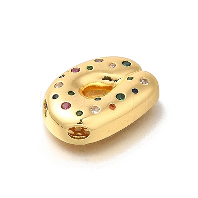 Brass Cubic Zirconia Pendants KK-M295-13G-D-1
