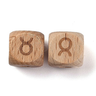 Natural Wood Constellation Beads LS-WOOD-M002-02-1