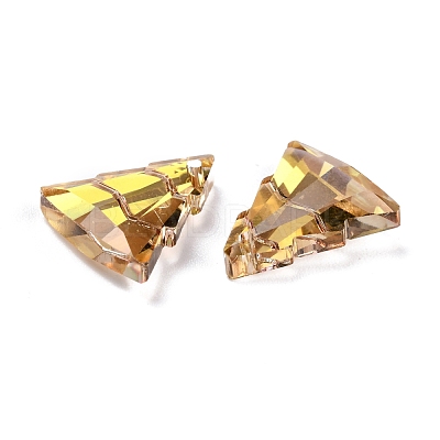 Glass Rhinestone Pendants RGLA-O002-A01-001SH-1