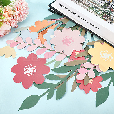 Paper Flower Hanging Banners DIY-WH20049-35-1