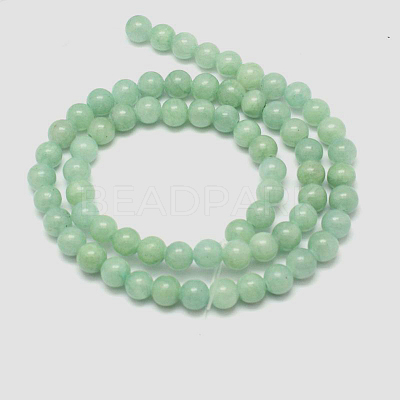 Natural Persian Jade Beads Strands X-G-D434-8mm-20-1
