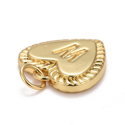 Rack Plating Real 18K Gold Plated Brass Pendants KK-E260-01G-W-1