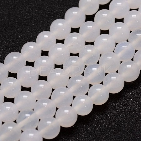 Natural Agate Bead Strands G-G880-03-10mm-1