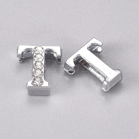 Alloy Slide Charms LS-PALLOY-WH0066-21T-1