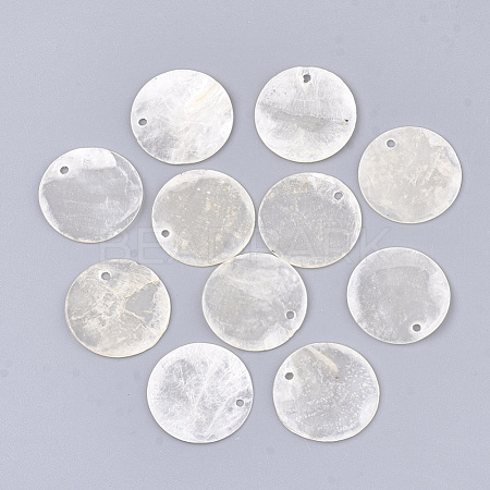 Capiz Shell Pendants X-SHEL-S274-71D-1