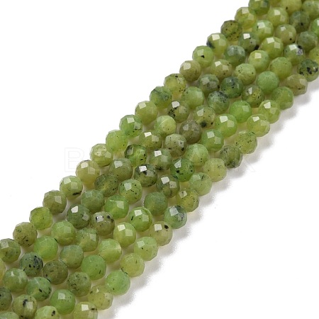 Natural Green Jade Beads Strands G-D463-13C-1