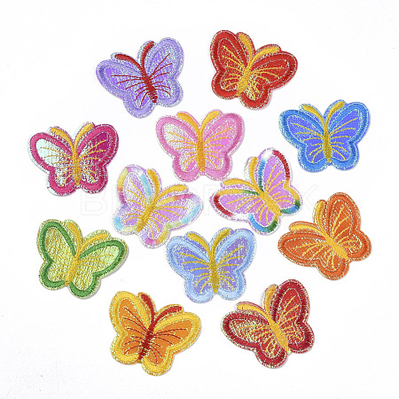 Computerized Embroidery Cloth Iron On/Sew On Patches AJEW-S076-019-1