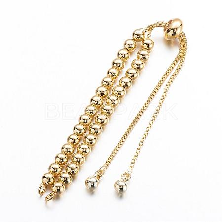 Brass Chain Bracelet Making KK-G291-02G-NR-1