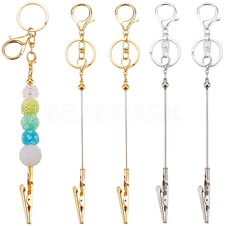 4Pcs Alloy Bracelet Tool Jewelry Helper Beadable Alligator Clips AJEW-SP0001-70-1