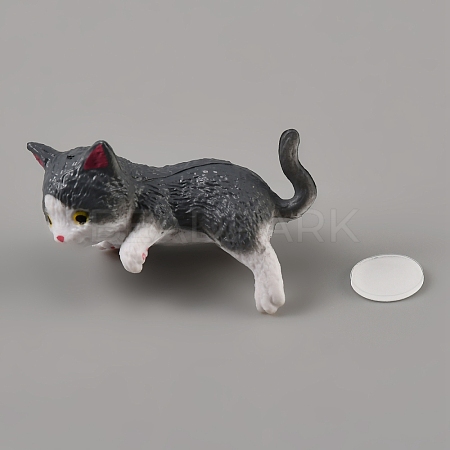 PVC Cat Display Decorations DJEW-WH0063-64K-1