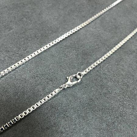 Brass Box Chain Necklaces NJEW-BB10859-20-1