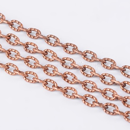 Iron Textured Cable Chains CHT104Y-R-1