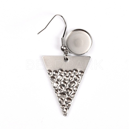 304 Stainless Steel Earring Hooks STAS-WH0027-20C-1