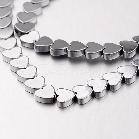 Electroplate Non-magnetic Synthetic Hematite Bead Strands G-F300-23C-01-1
