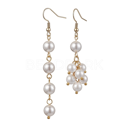 Shell Pearl Dangle Earring EJEW-JE05763-1