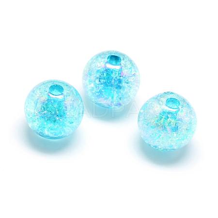 Crackle Style Acrylic Beads MACR-S825-16mm-G-1