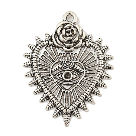 Tibetan Style Alloy Pendants Enamel Settings LS-TIBE-L013-10AS-02-1