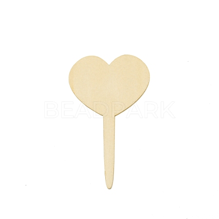 Heart-shaped Wooden Plant Inserting Labels FIND-TAC0003-20-1