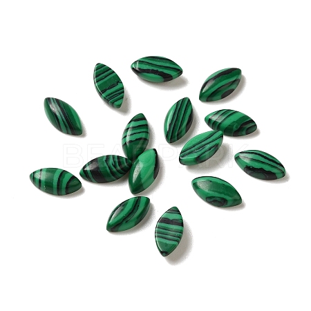Synthetic Malachite Cabochons G-F772-01B-22-1