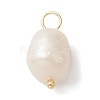Natural Freshwater Pearl Pendants X-PALLOY-JF02153-01-2