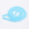 Baking Paint Transparent Glass Bead Strands X-GLAA-S031-8mm-21-2