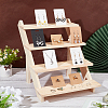 DIY 4 Tier Pine Wooden Display Risers ODIS-WH0025-109-5