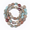 Synthetic Aqua Terra Jasper Beads Strands G-S366-015A-01-2