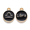 Alloy Enamel Pendants ENAM-S124-01A-08K-1