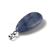 Dyed & Heated Natural Blue Aventurine Pendants G-P474-01P-14-3