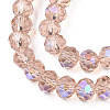 Electroplate Glass Beads Strands LS-EGLA-A034-T2mm-L22-3