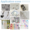 3 Bags 3 Colors Transparent & Opaque Resin Beads RESI-PH0001-71-6