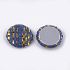 Handmade Straw Woven Cabochons WOVE-S119-03A-06-2