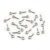 Non-Tarnish 304 Stainless Steel Screw Eye Pin Peg Bails X-STAS-E044-07P-02-3
