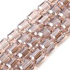Electroplate Glass Beads Strands GLAA-G112-07K-1