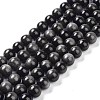 Natural Silver Obsidian Beads Strands G-D083-01A-1