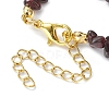 Natural Garnet Anklets AJEW-AN00592-11-4