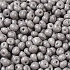 6/0 Opaque Baking Paint Glass Seed Beads SEED-M012-02A-17-3