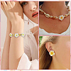 100Pcs Handmade Polymer Clay 3D Flower Plumeria Beads CLAY-SC0002-48C-7