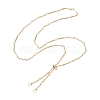Brass Bar Link Chain Necklace Making AJEW-JB01188-01-1