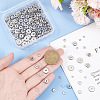 ARRICRAFT 180Pcs 6 Styles 202 Stainless Steel Spacer Beads Sets STAS-AR0001-67-3