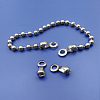 304 Stainless Steel Ball Chain Connectors STAS-WH0014-28D-P-3