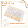 Gradient 3D Butterfly Polyester Gauze Fabric AJEW-WH20006-148D-2