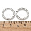 304 Stainless Steel Twist Hoop Earrings for Women EJEW-A130-02C-P-3
