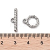 Non-Tarnish 304 Stainless Steel Ring Toggle Clasps STAS-A092-09D-P-3