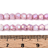 Anti-Tarnish Electroplate Glass Beads Strands X-EGLA-T021-4mm-15-02-4